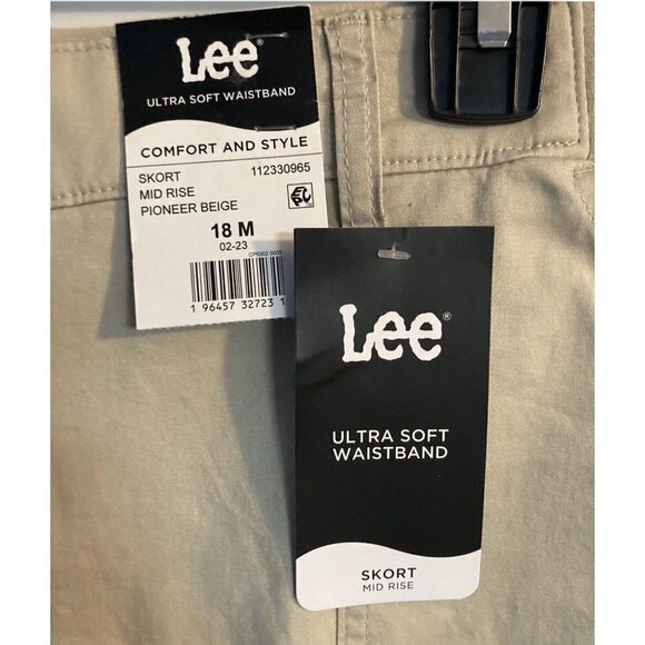 Lee Size 18M Ultra Soft Waistband, Comfort & Style Skort. New With Tags - Picture 7 of 7